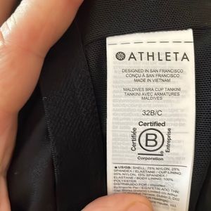 athleta swim top